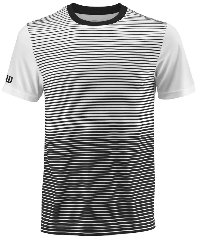 Wilson Team Striped Crew - black/white Wilson Team Striped Crew - black/white
