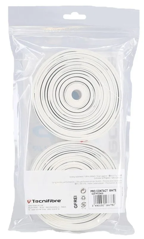 Tecnifibre Pro Contact 30P New - white