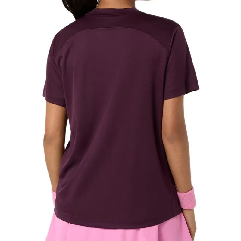 Asics Court Short Sleeve - dark aubergine