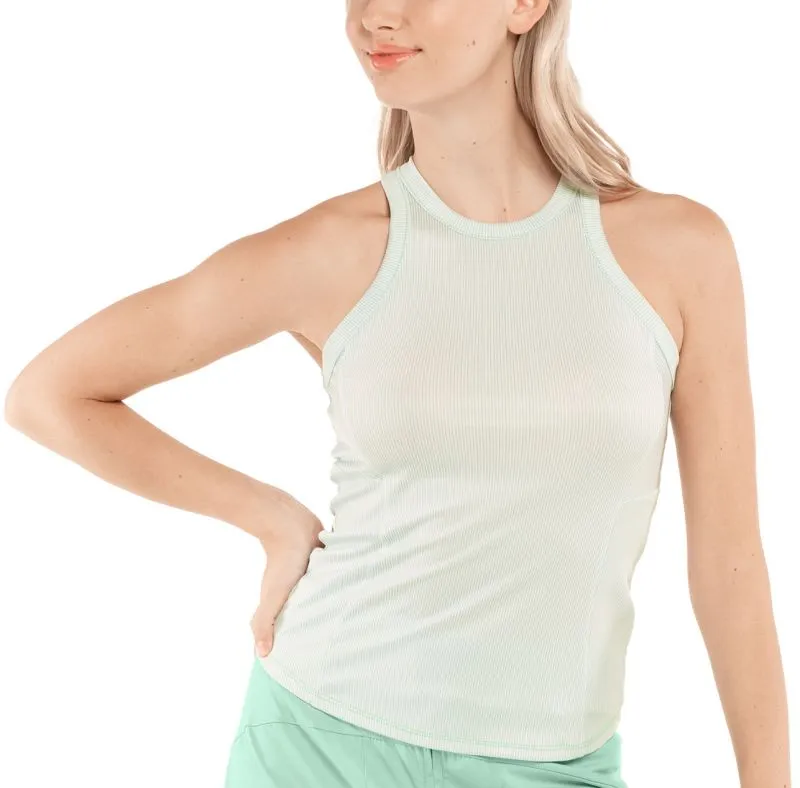 Women's top Lucky in Love Avant Garde 1.0 Architect Stripe Tank - sage - Green