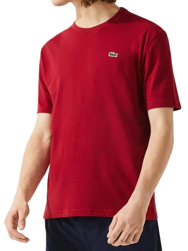Lacoste Men’s SPORT Regular Fit Ultra Dry Performance T-Shirt - red