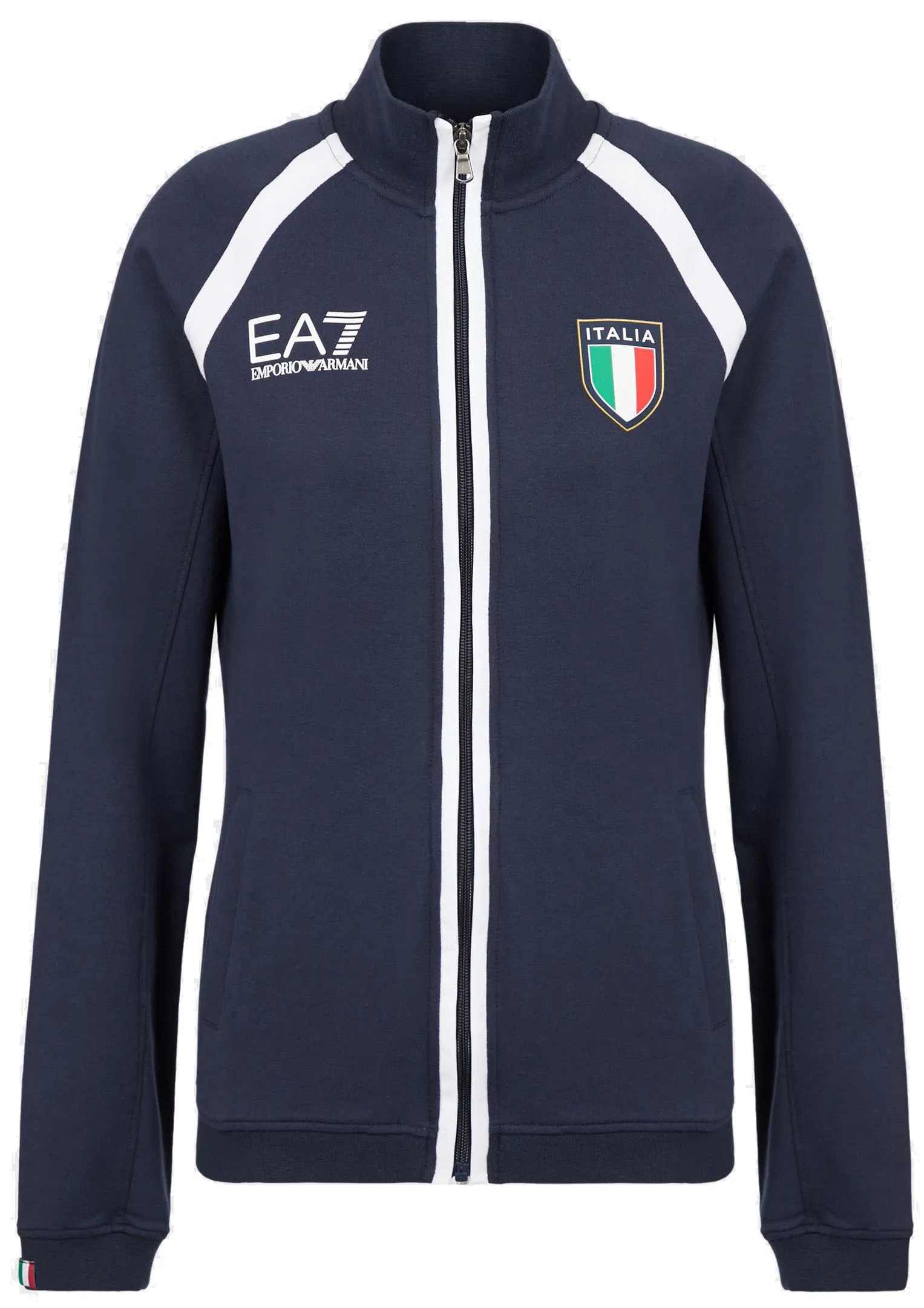 EA7 Woman Jersey Sweatshirt - navy blue