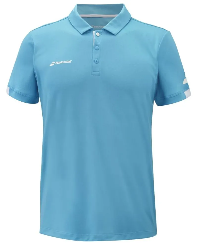 Men's Polo T-shirt Babolat Play Polo Men - cyan blue - Turquoise