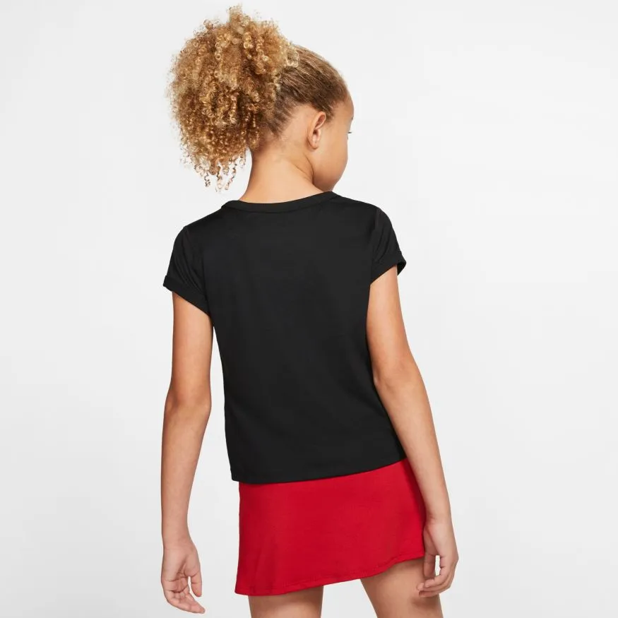 nike-court-g-dry-top-ss-black-white-4 Nike Court G Dry Top SS - black/white