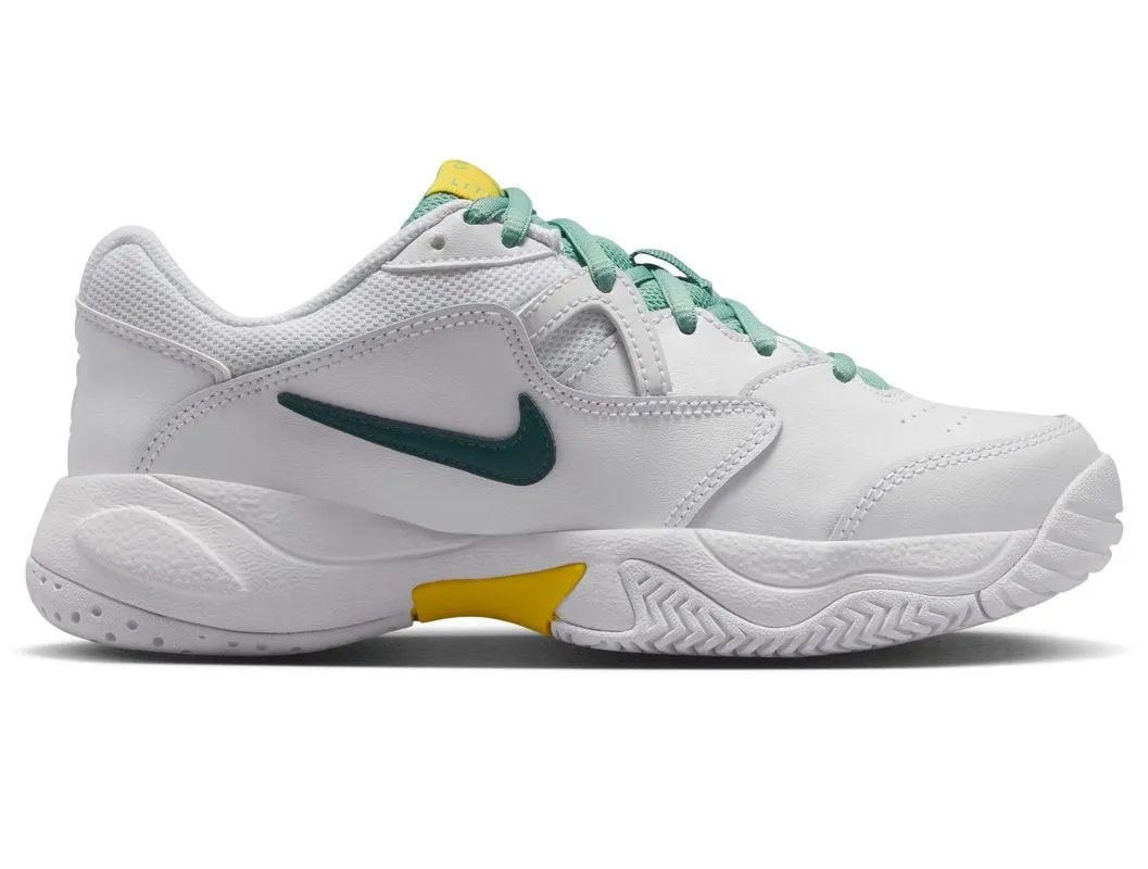 Nike Jr Court Lite 2 - white/dark atomic teal/healing jade