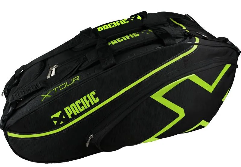 pacific-x-tour-racquet-bag-2xl-thermo-black-lime-1 Pacific X Tour Racquet Bag 2XL (Thermo) - black/lime