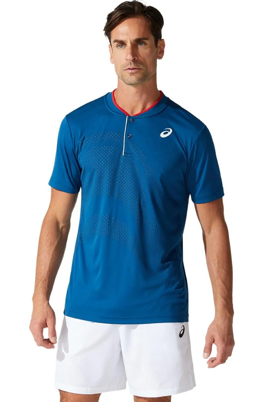 Asics Court M GPX Polo - mako blue Asics Court M GPX Polo - mako blue