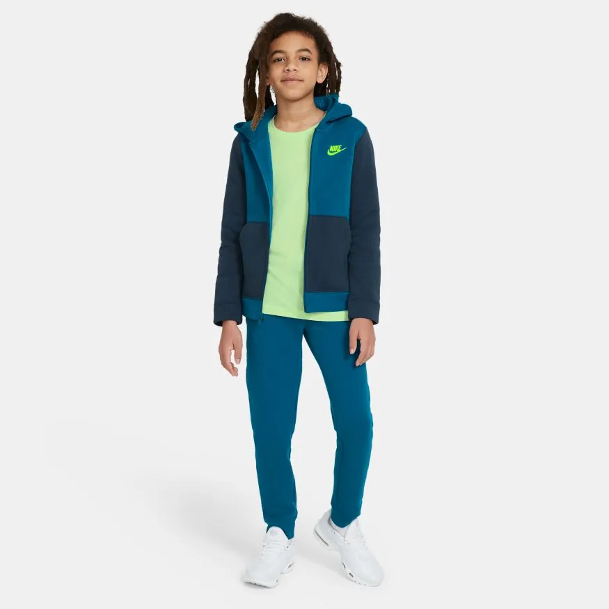 Nike Boys NSW Track Suit BF Core - green abyss/deep ocean/volt