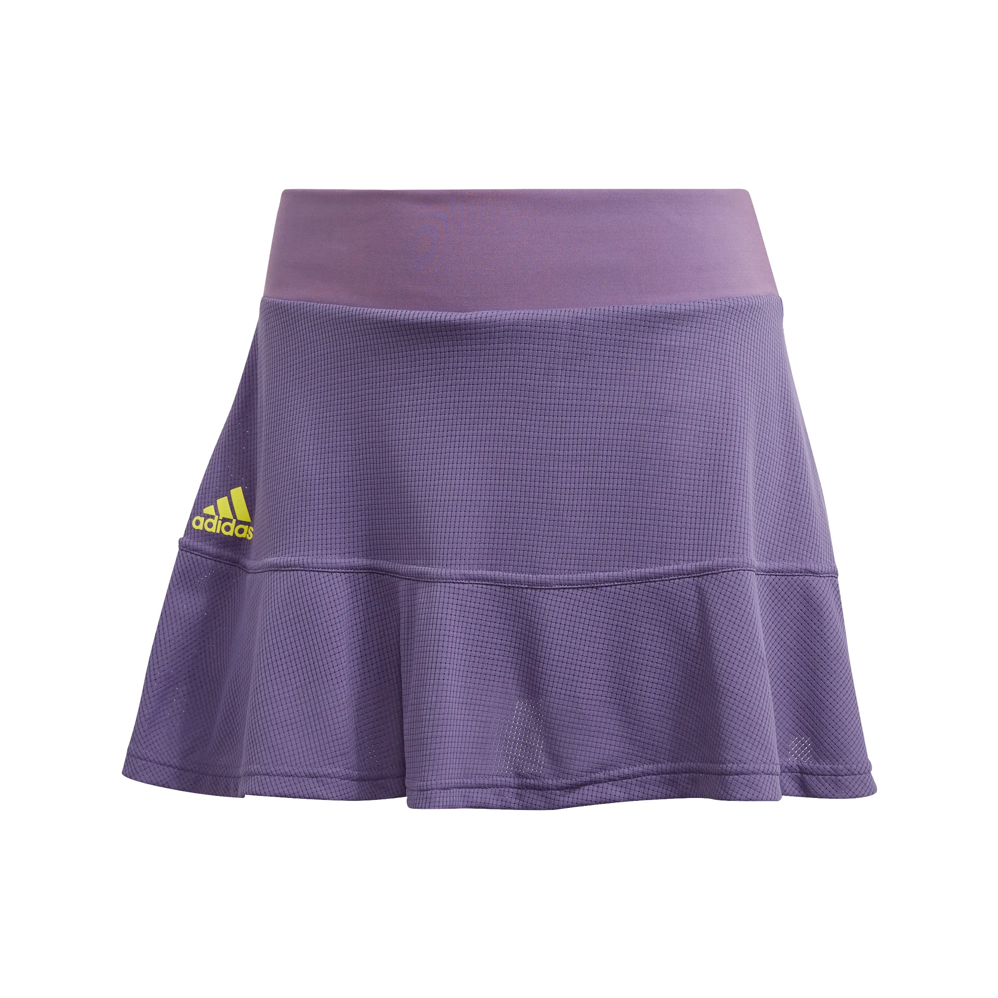 Adidas Match Skirt Heat Ready - tech purple/shock yellow