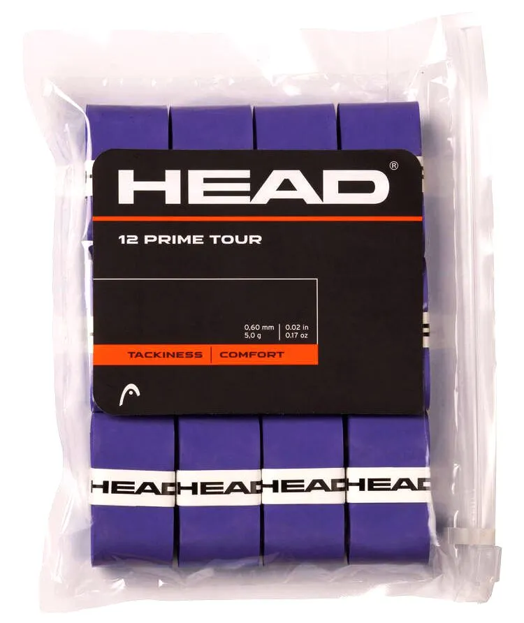 Owijki tenisowe Head Prime Tour 12P - purple
