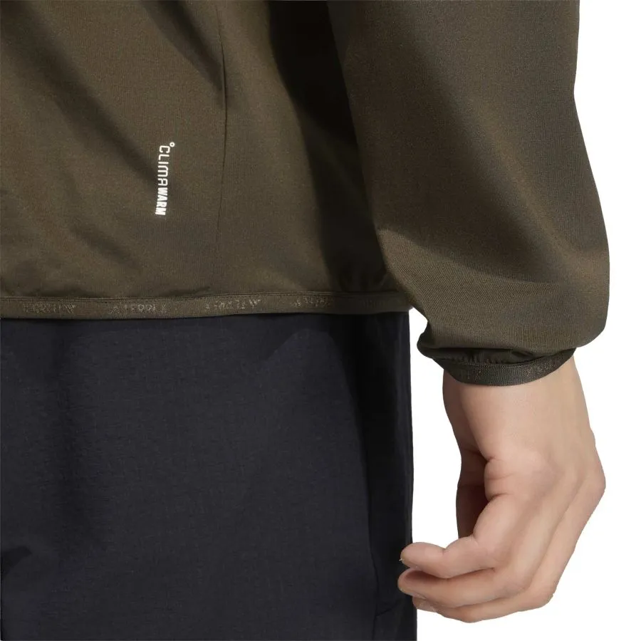 Adidas Terrex Multi Climawarm Half Zip Tech - brown oxide