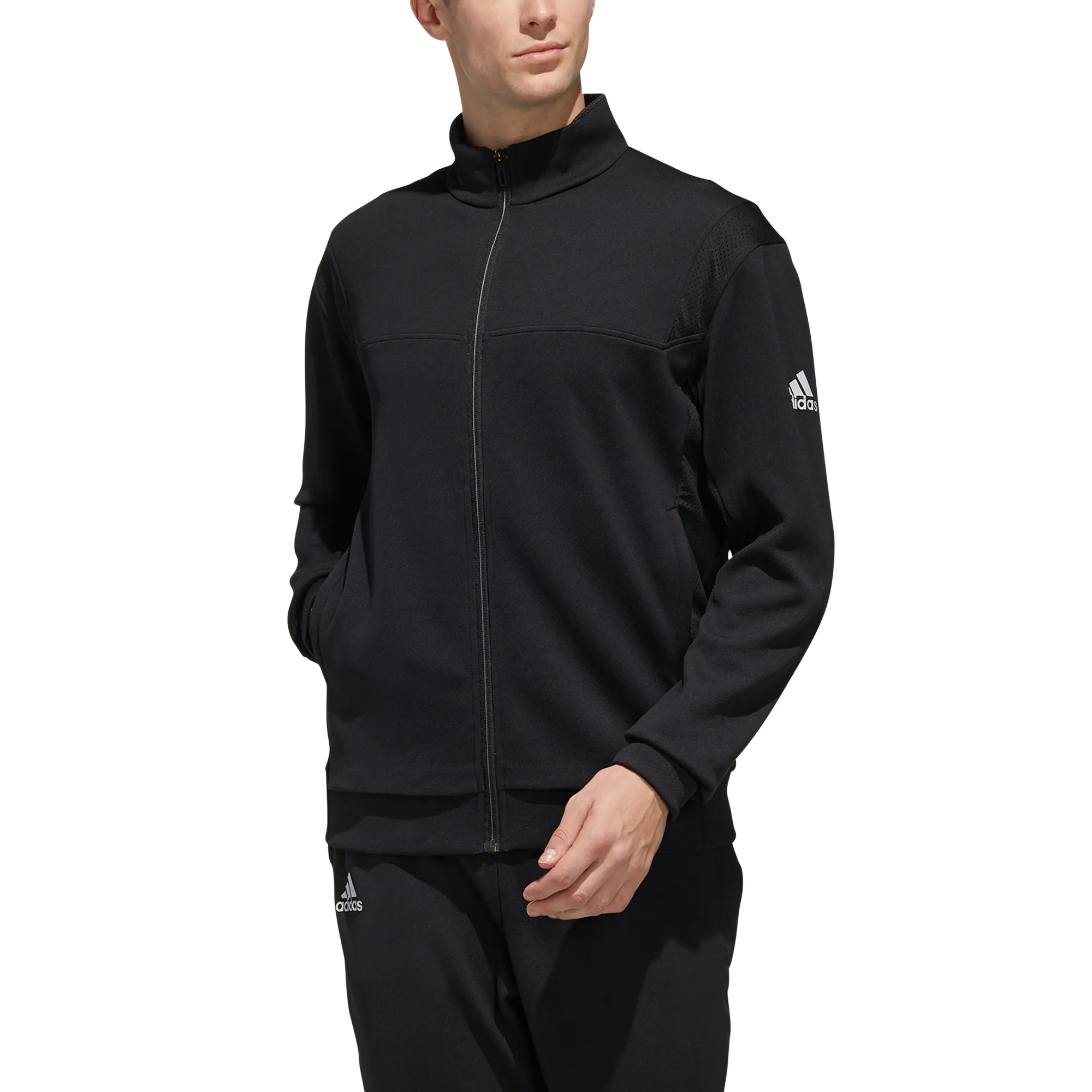 adidas-club-knit-men-s-tennis-jacket-black-7 Adidas Club Knit Men's Tennis Jacket - black