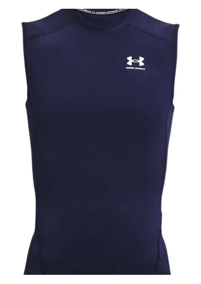 1361522 Under Armour Men's HeatGear Armour Sleeveless - midnight navy/white