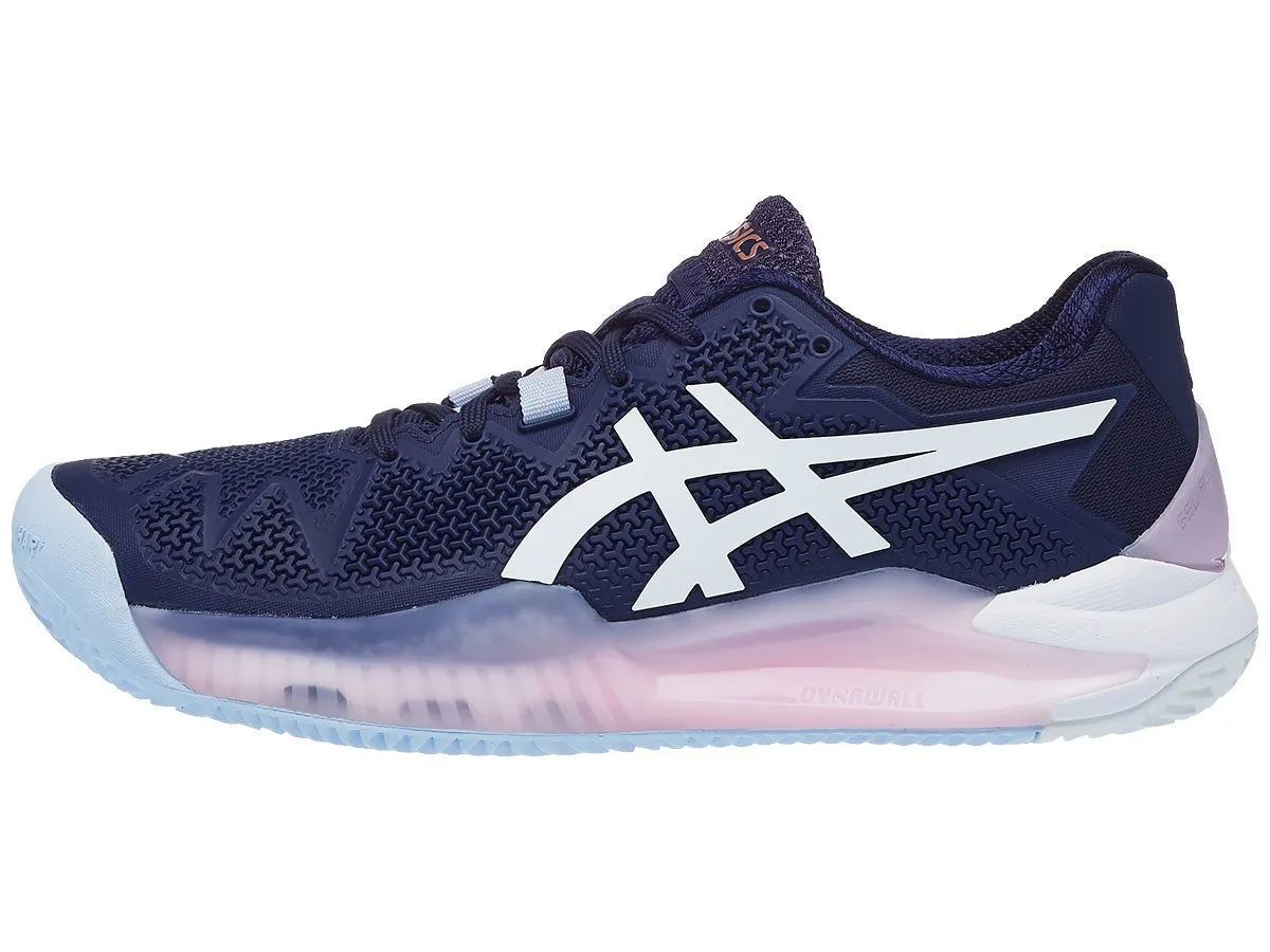 asics-women-gel-resolution-8-clay-peacoat-white-2 Asics Women Gel-Resolution 8 Clay - peacoat/white