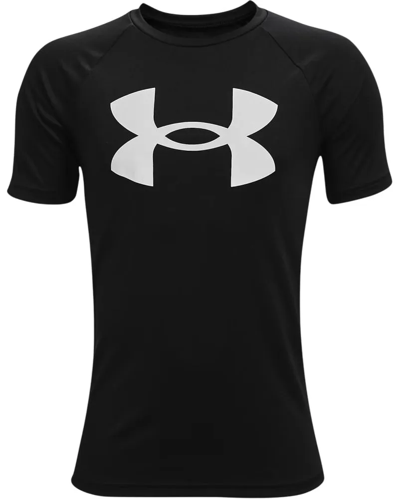 Koszulka tenisowa Under Armour Tech Big Logo - black/graphite