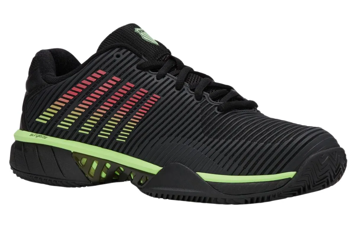 K-Swiss Hypercourt Express 2 Clay - black/soft neon green/neon lava K-Swiss Hypercourt Express 2 Clay - black/soft neon green/neon lava