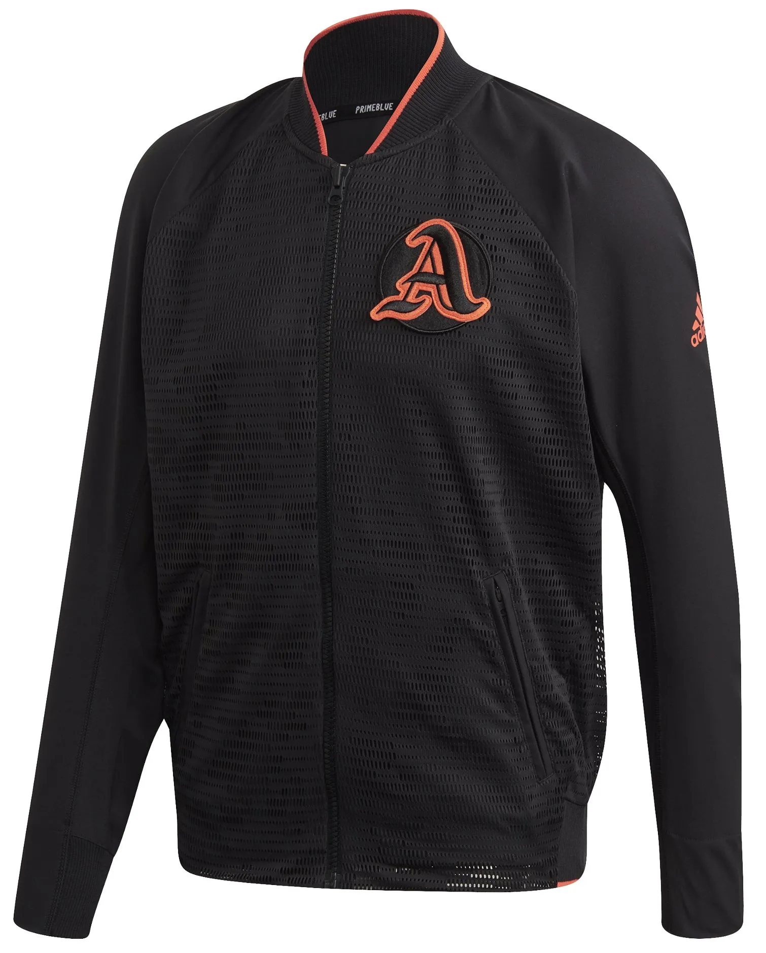 Adidas VRCT Primeblue Jacket M - black/true orange Adidas VRCT Primeblue Jacket M - black/true orange