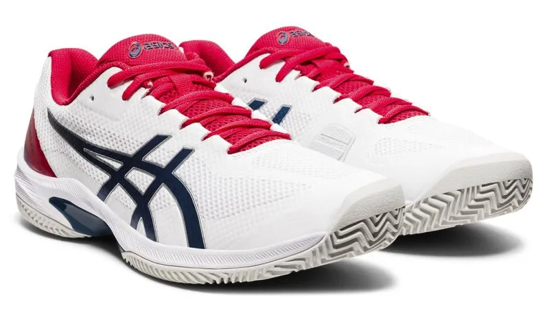 Asics Court Speed FF Clay - white/mako blue
