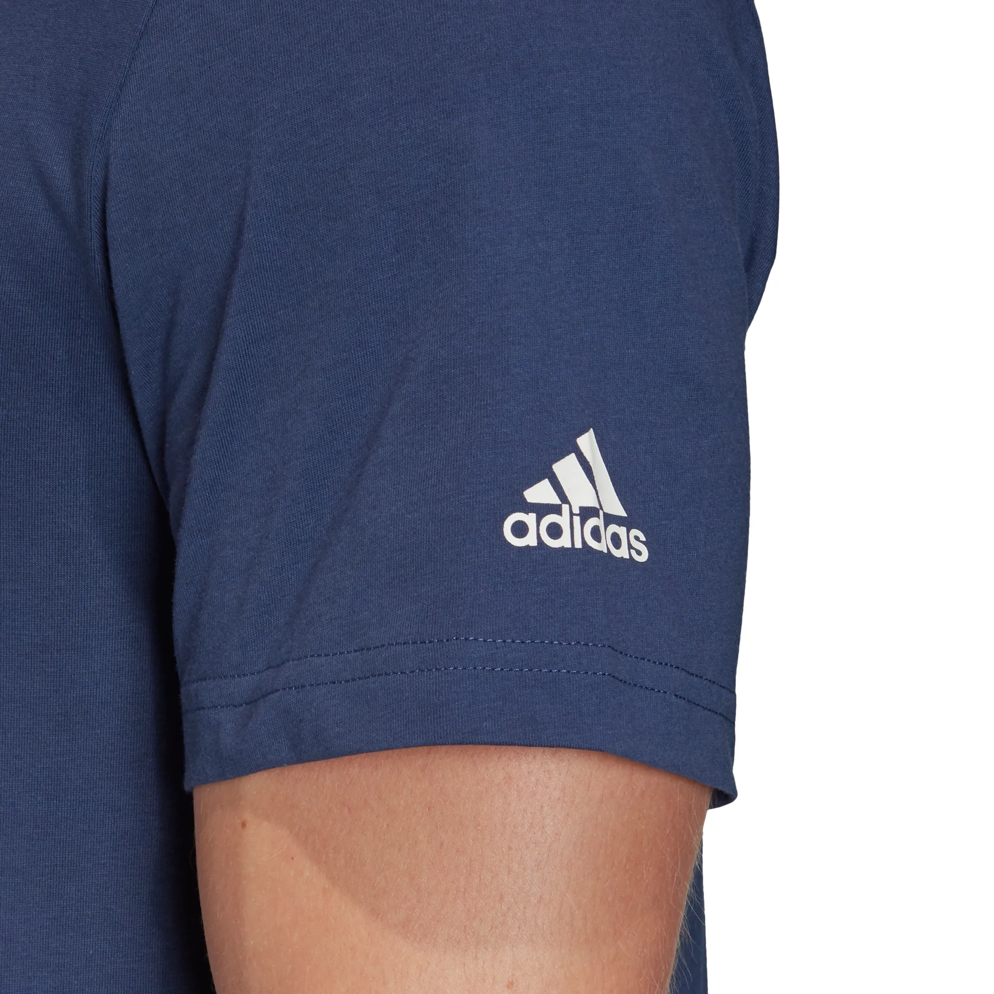 Adidas Tennis Script Tee - tech indigo