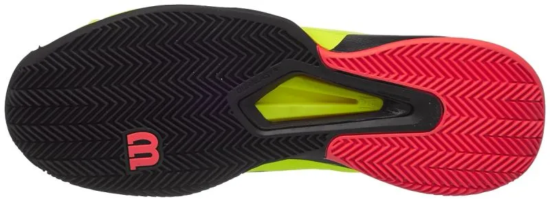 wilson-rush-pro-2-5-clay-safety-yellow-black-fiery-coral-5 Wilson Rush Pro 2.5 Clay - safety yellow/ black/fiery coral