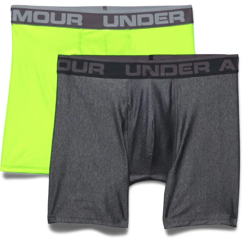 Under Armour Original Series 6 Boxerjock 2-Pack - yellow/grey