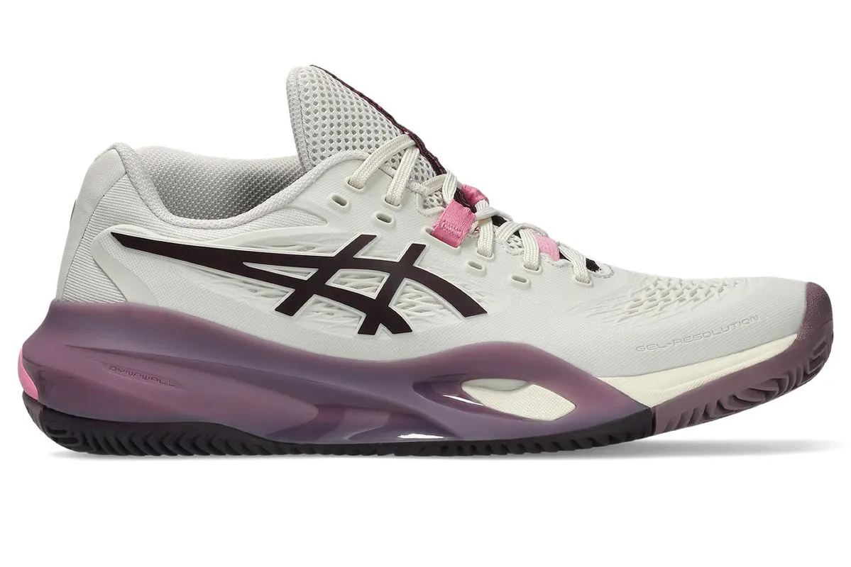 Asics Gel-Resolution X Clay - soft oat/dark aubergine