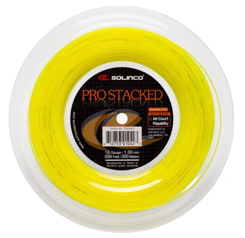 Solinco Pro Stacked (200 m) - yellow