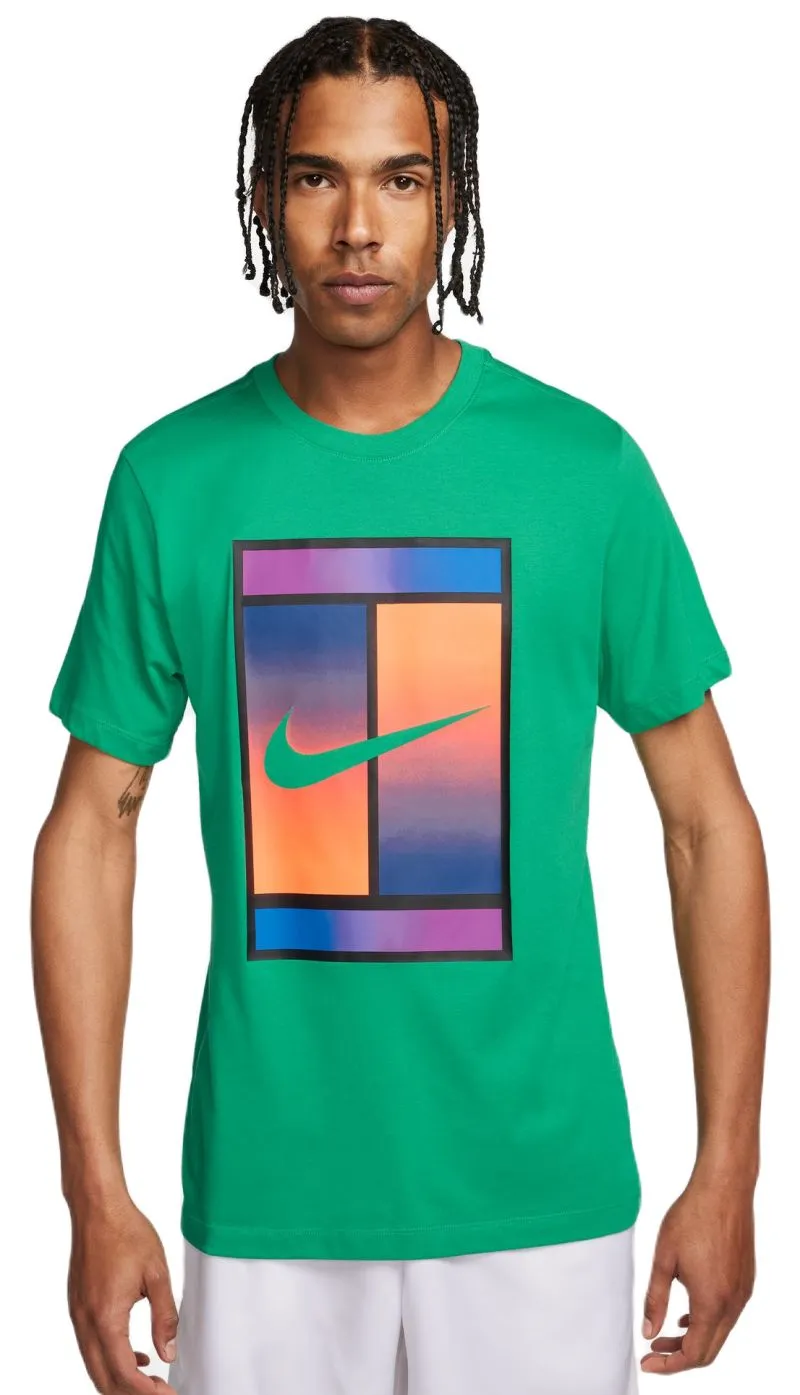Nike Court Dri-Fit Tennis T-Shirt - stadium green