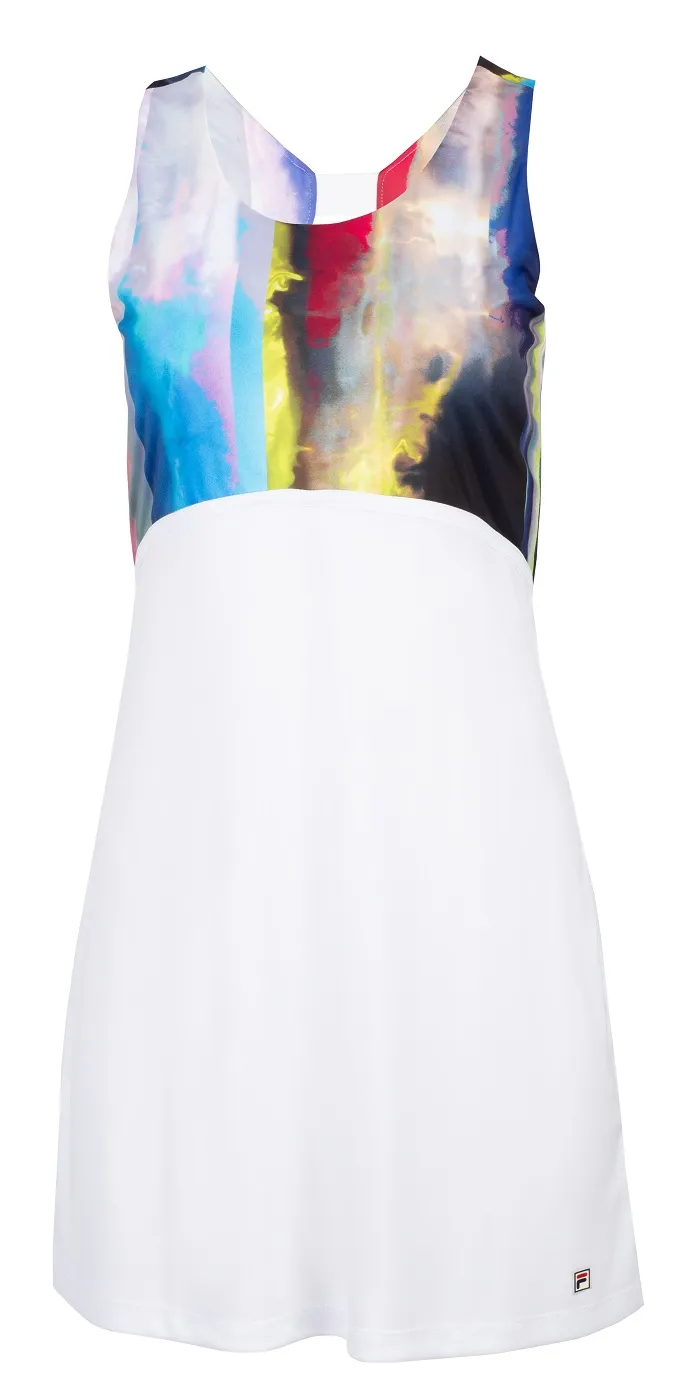 Fila Dress Fleur - white/multicolor
