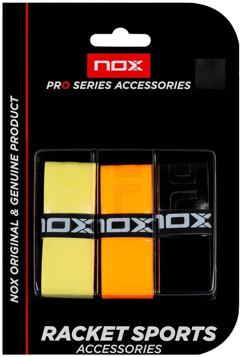 NOX Overgrip Pro 3P - yellow/orange/black