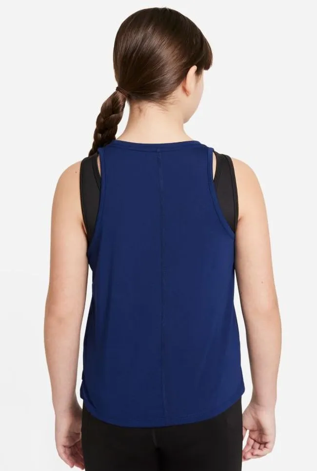 Nike Dry Trophy Tank G - blue void/arctic punch
