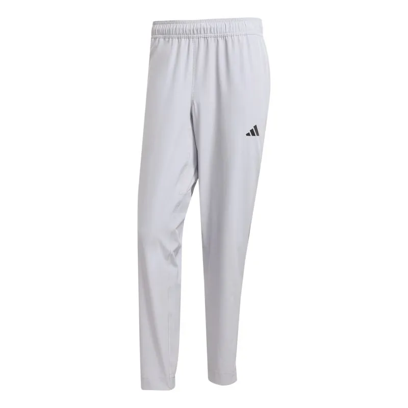 Men's trousers Adidas Trening Essential Woven - halo silver/black - Silver