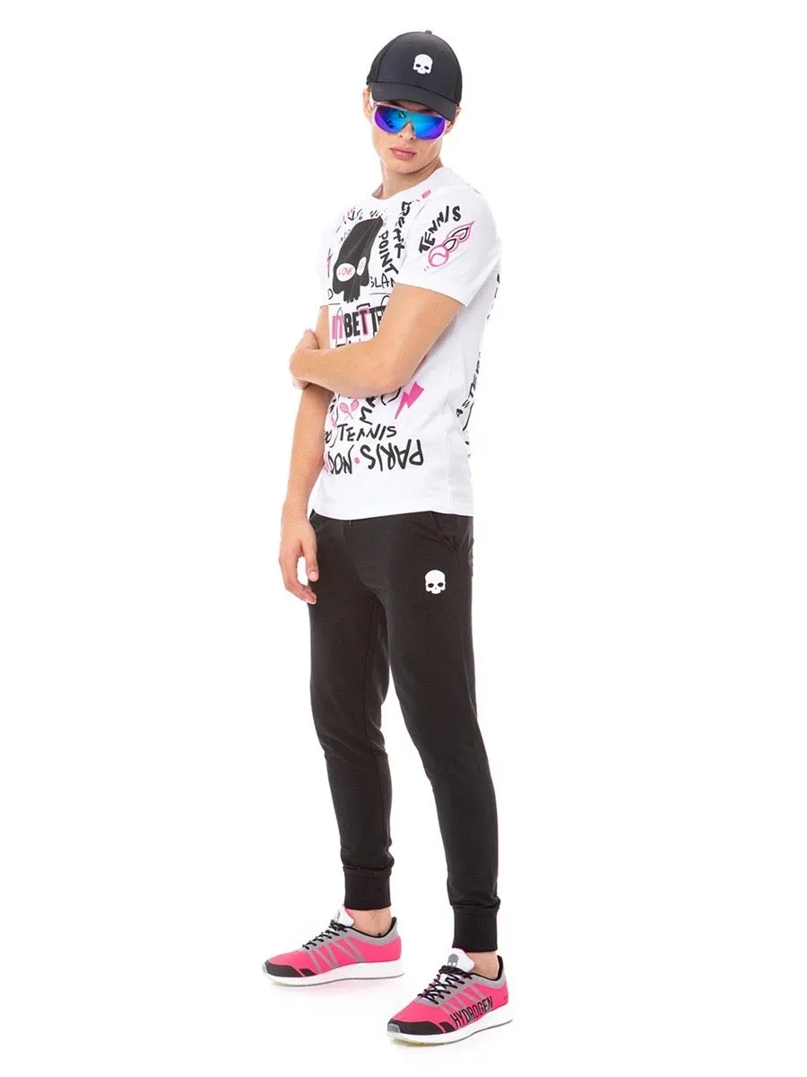 hydrogen-graffiti-tee-white-fucsia-6 Hydrogen Graffiti Tee - white/fucsia