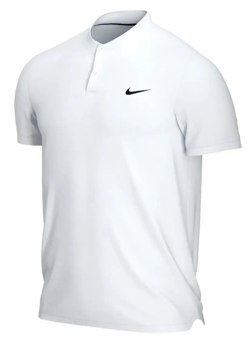 Nike Court Dri-Fit Polo Blade - white/black