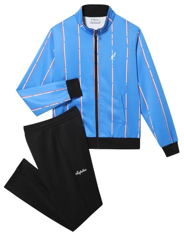 Australian Double Jumpsuit With Stripes - blu zaffiro Australian Double Jumpsuit With Stripes - blu zaffiro