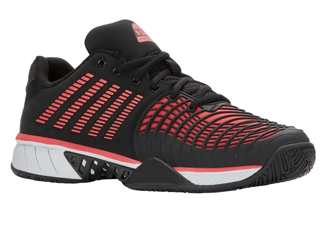 K-Swiss Express Light 3 Padel - black/micro chip/neon lava