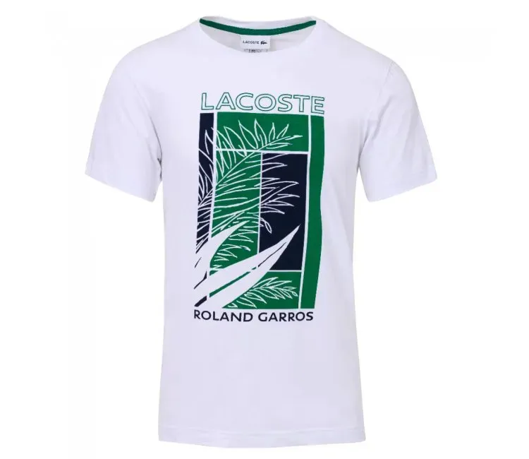 lacoste-men-s-sport-roland-garros-plant-print-t-shirt-white-green-navy-blue-1 Lacoste Men's SPORT Roland Garros Plant Print T-shirt - white/green/navy blue