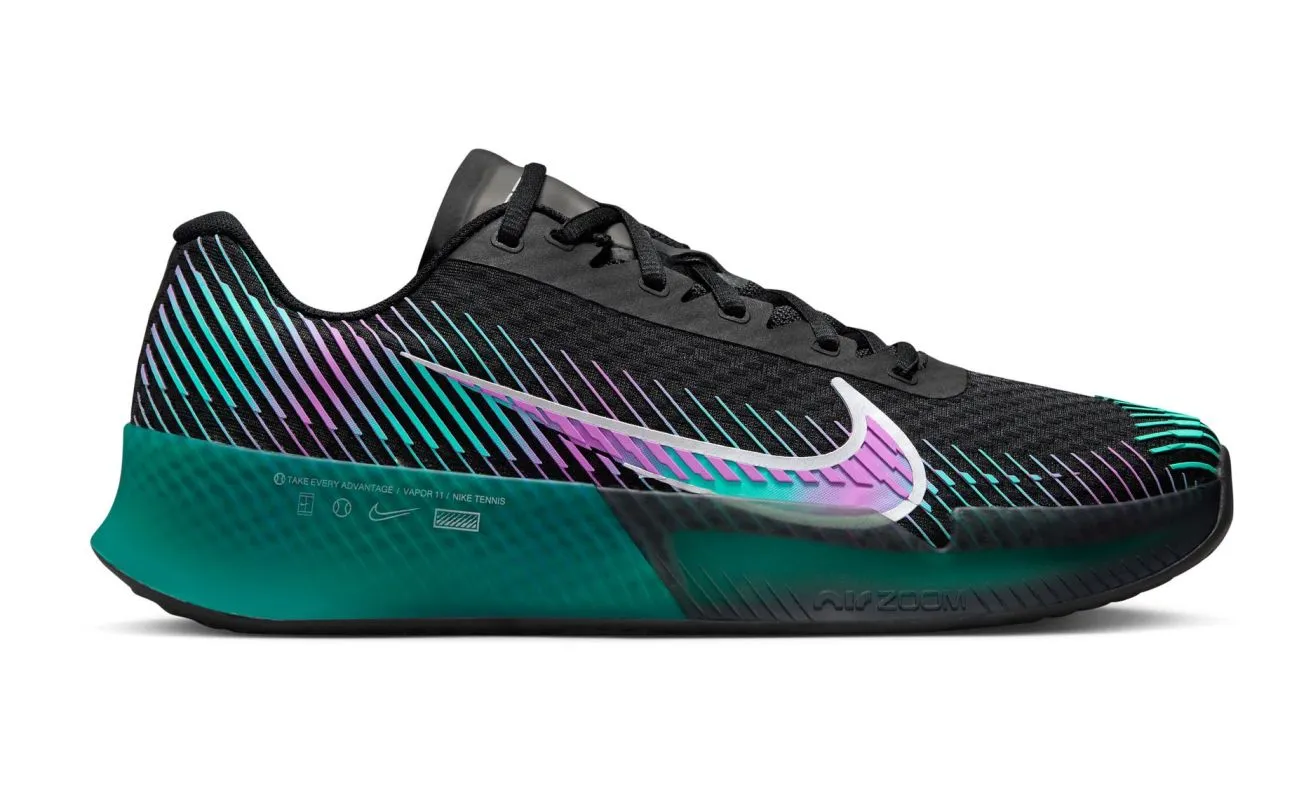 Nike Air Zoom Vapor 11 Premium - black/deep jungle/clear jade/multi-color