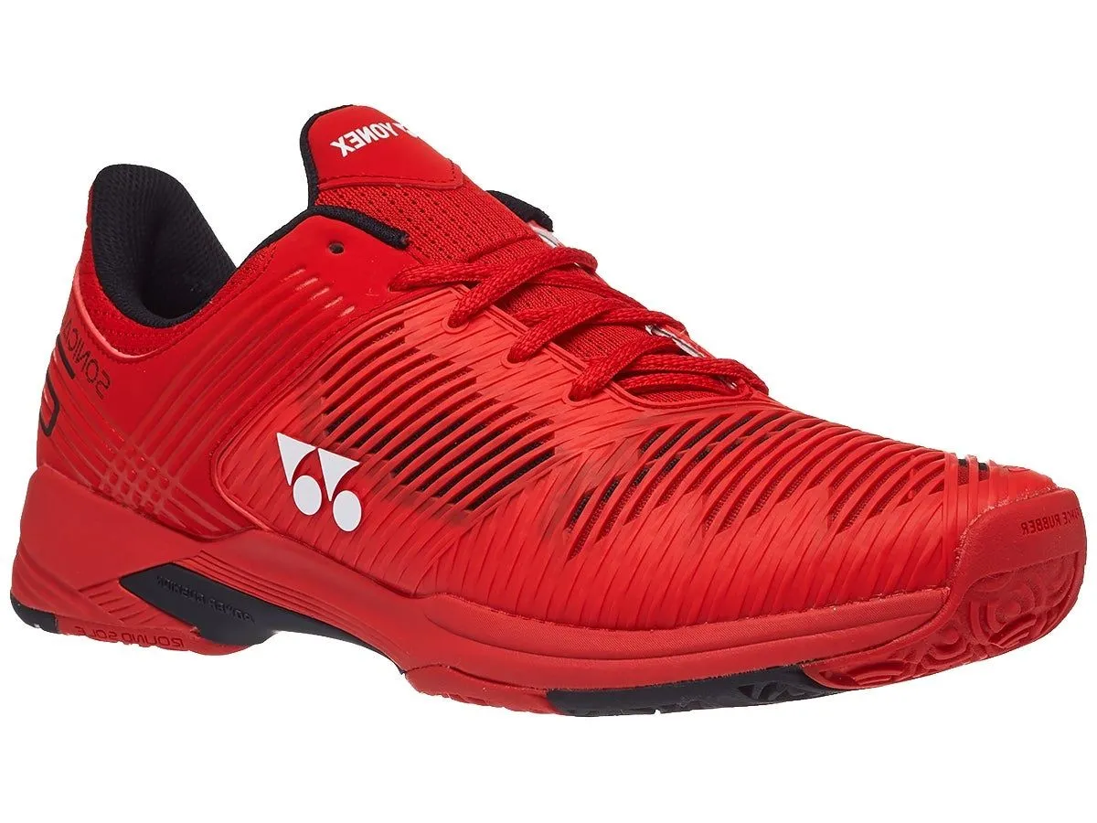 Yonex Power Cushion Sonicage 2 Clay - red Yonex Power Cushion Sonicage 2 Clay - red