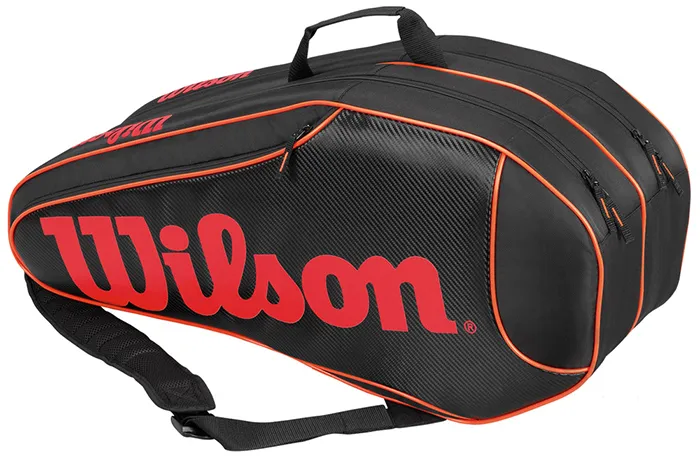  Wilson Burn Team 6 Pack Bag - black/orange