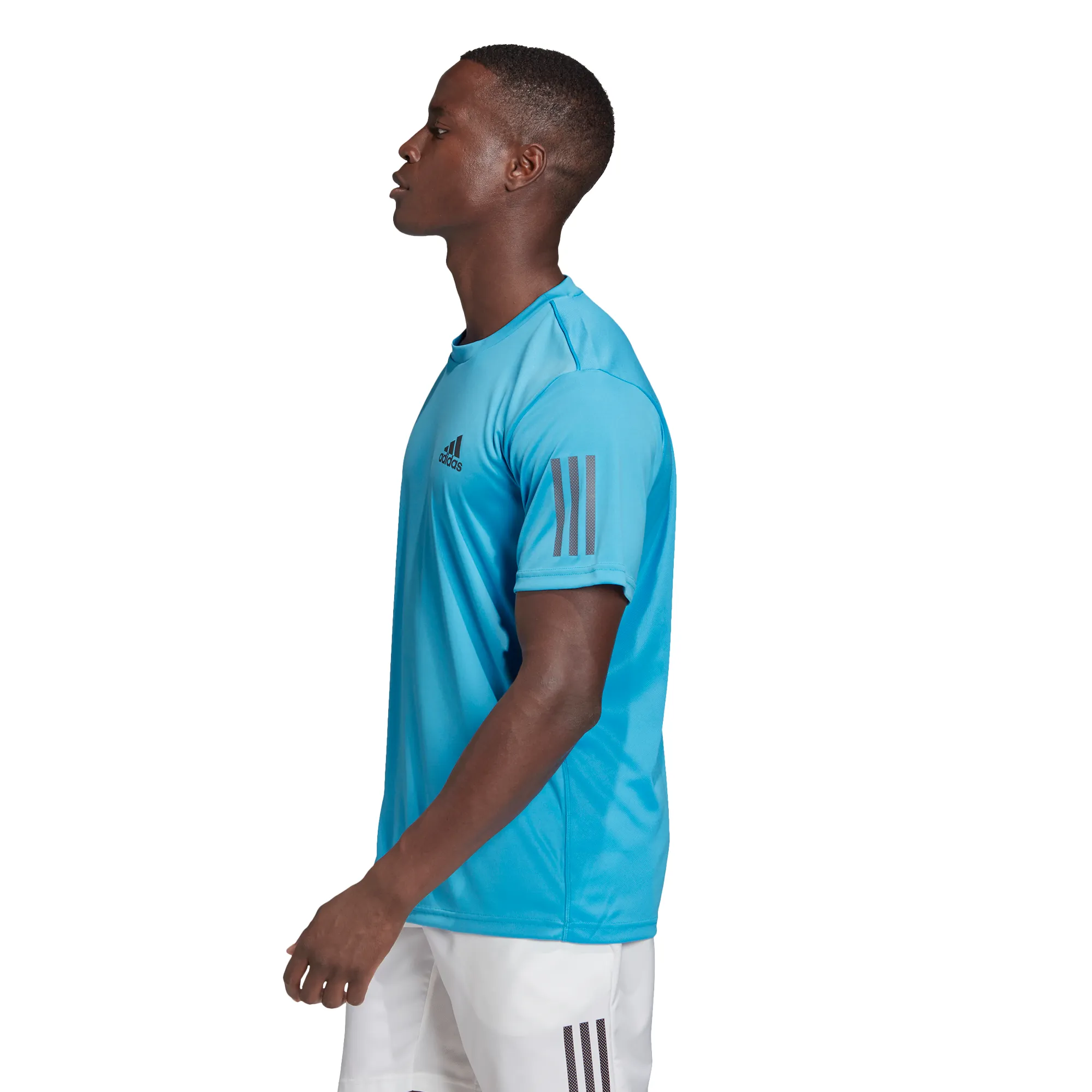 adidas-club-3-stripe-tee-fresh-splash-grey-six-8 Adidas Club 3 Stripe Tee - fresh splash/grey six