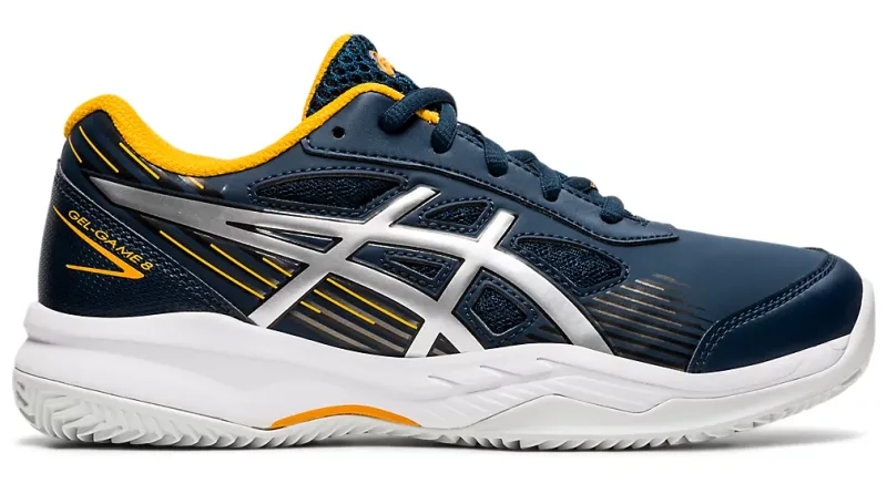 Asics Gel-Game 8 Clay/OC GS - french blue/pure silver