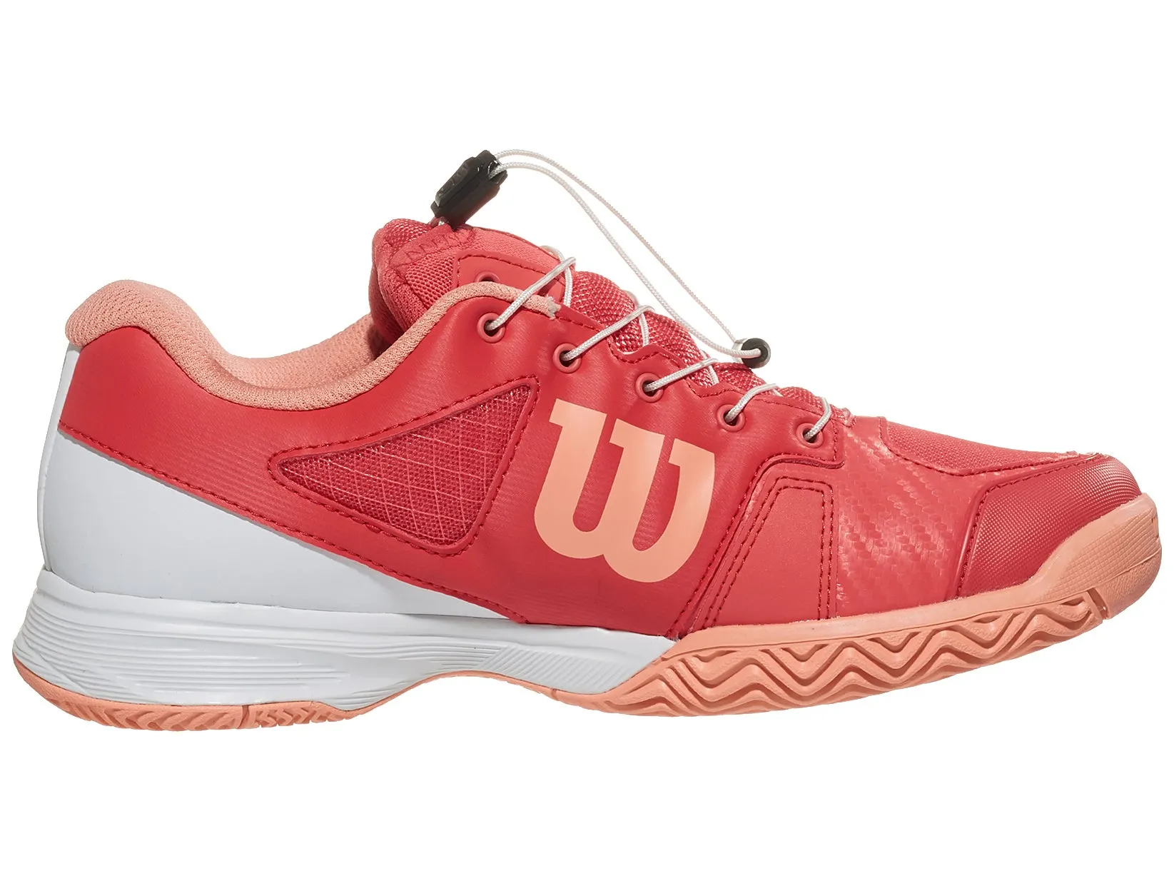 Wilson Rush Pro Junior QL - cayenne/white/papaya punch