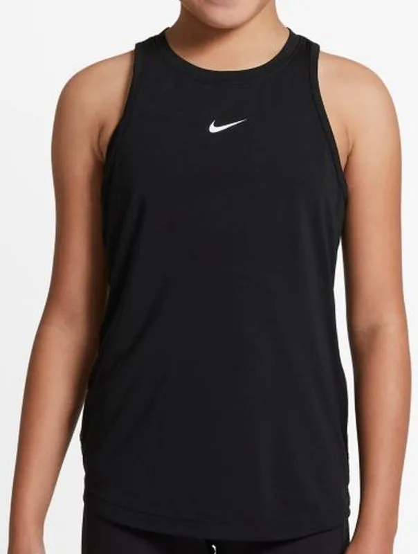 Nike Dri-Fit One Tank G - black/white Nike Dri-Fit One Tank G - black/white