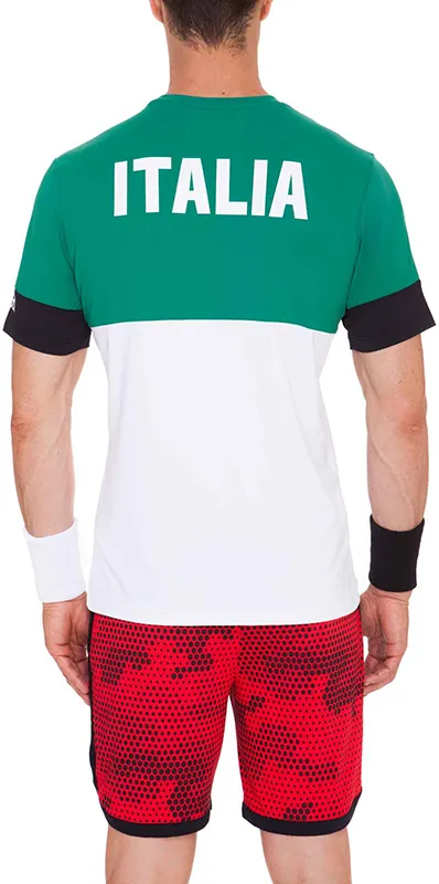 Hydrogen Tech Italia T-Shirt - white/green