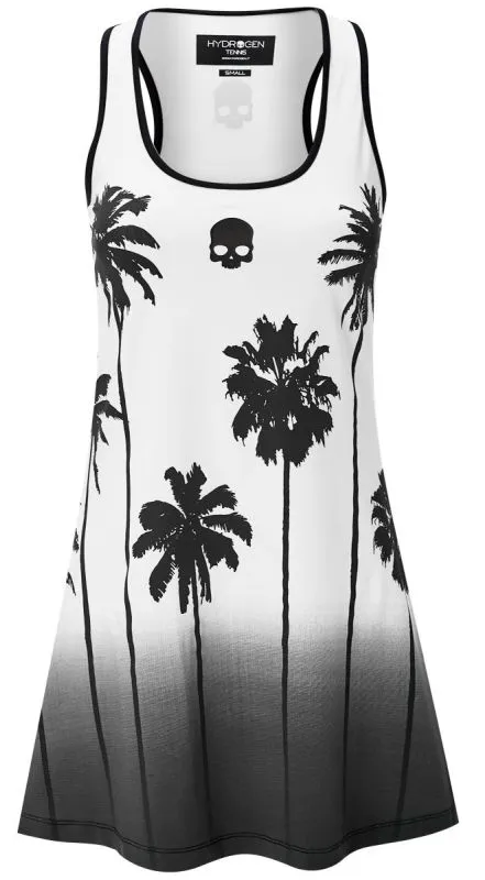 Hydrogen Palm Tank Dress Woman - white
