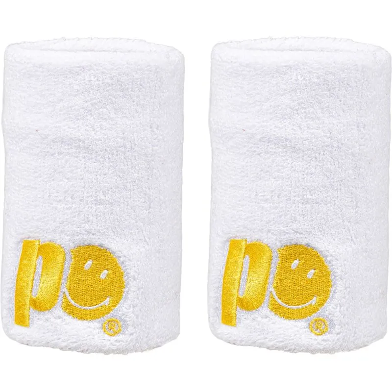 Frotka Prince X Smiley Wristband Long 2P - white Frotka Prince X Smiley Wristband Long 2P - white