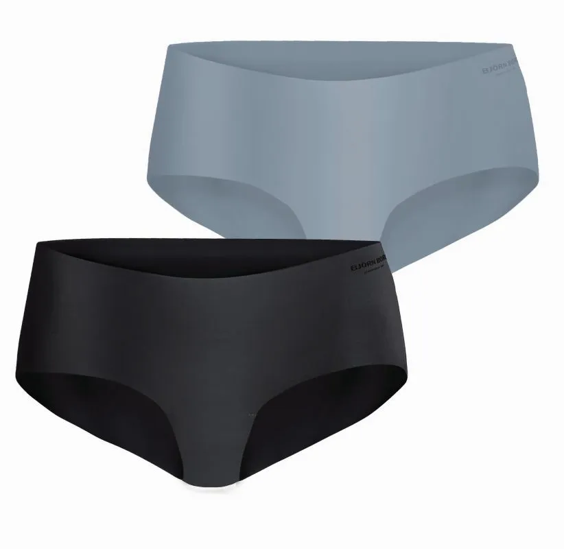 Björn Borg Performance Hipster 2P - black/blue Björn Borg Performance Hipster 2P - black/blue