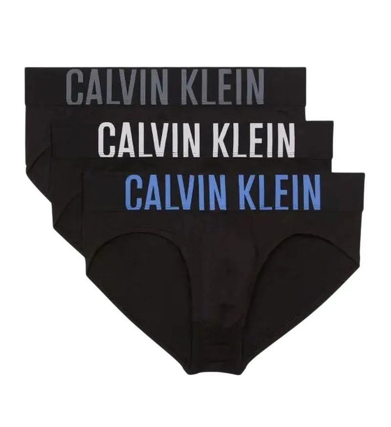 Calvin Klein Boxer Briefs Intense Power Hip 3P - black/grey/white/blue