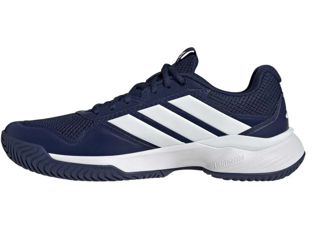 Adidas GameCourt 3 M Wide - dark blue/cloud white/core black